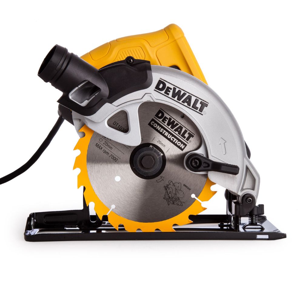 Дисковая пила DeWalt DWЕ 550-KS, 1200Вт, 5500об\м, диск-ф165х20мм, рез 55мм