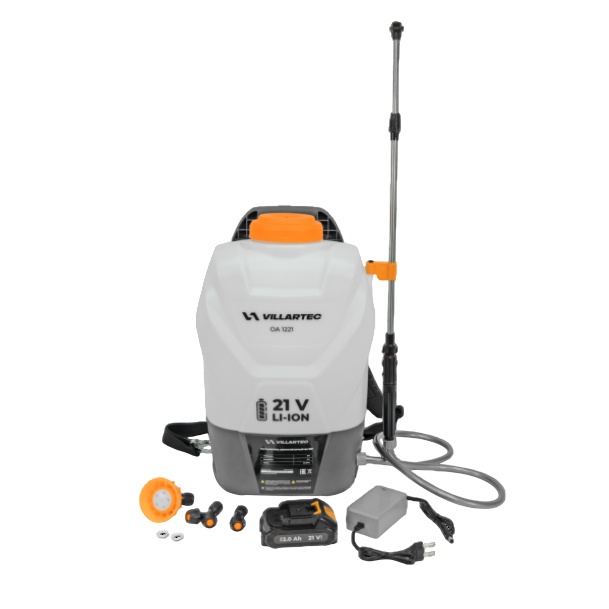 Распылитель аккумуляторный  ОА1221 21В 12л с ЗУ и Акку 2.0 Ач