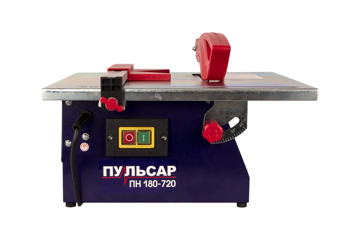 Эл. плиткорез ПУЛЬСАР ПН 180-720 720Вт, 180х22,2мм стол 385-395мм,проп 34мм,10кг