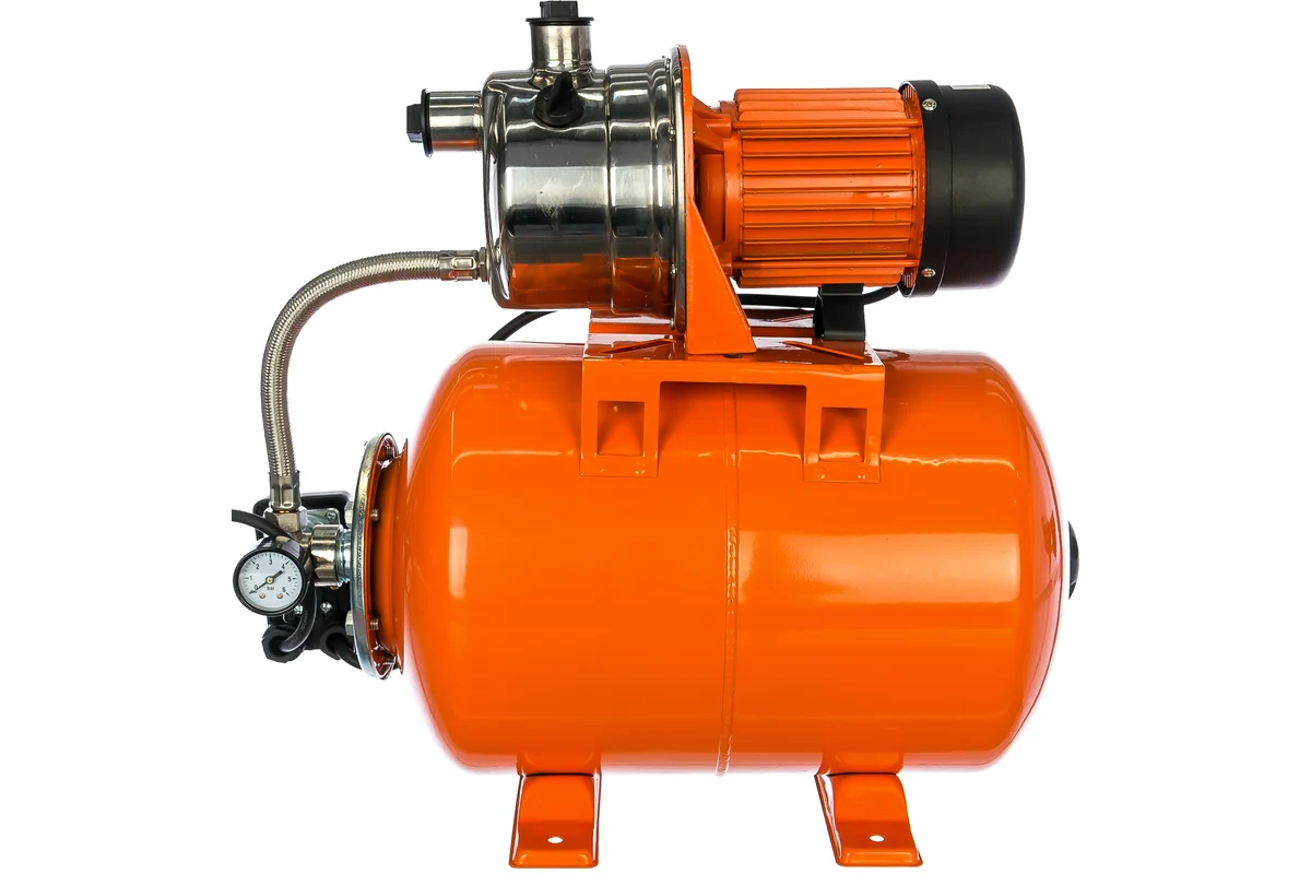 ВИХРЬ Насосная станция АСВ-1200/24Н,1,2кВт, ресивер 24л, гл. вс. 9м, h подъема 45м,70л/мин, эжектор