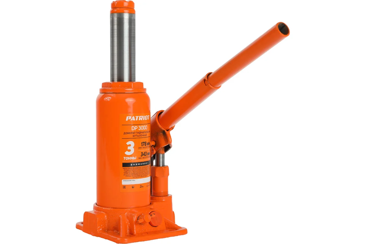 Домкрат бутылочный PATRIOT DB 3000 3T