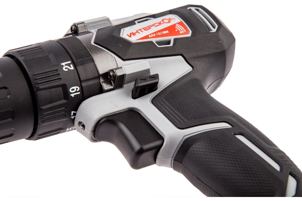 ИНТЕРСКОЛ ДАУ-13/18ВК акк. удар. дрель-шуруп. Li-ion АПИ (кейс, 2 аккум. 1,5Ач, ЗУ)