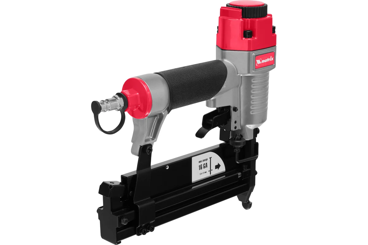 Нейлер-степлер пнев. 3 в 1, с рег. глуб., гвозди 18GA, гвозди 16GA, скобы 18 GA// Matrix