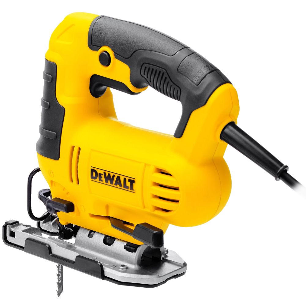 Лобзик эл. DWE349  DeWalt, 650 Вт,  500-3200 об/мин, 3х-маятн. ход, ход 20 мм, рез 85 мм, кор.