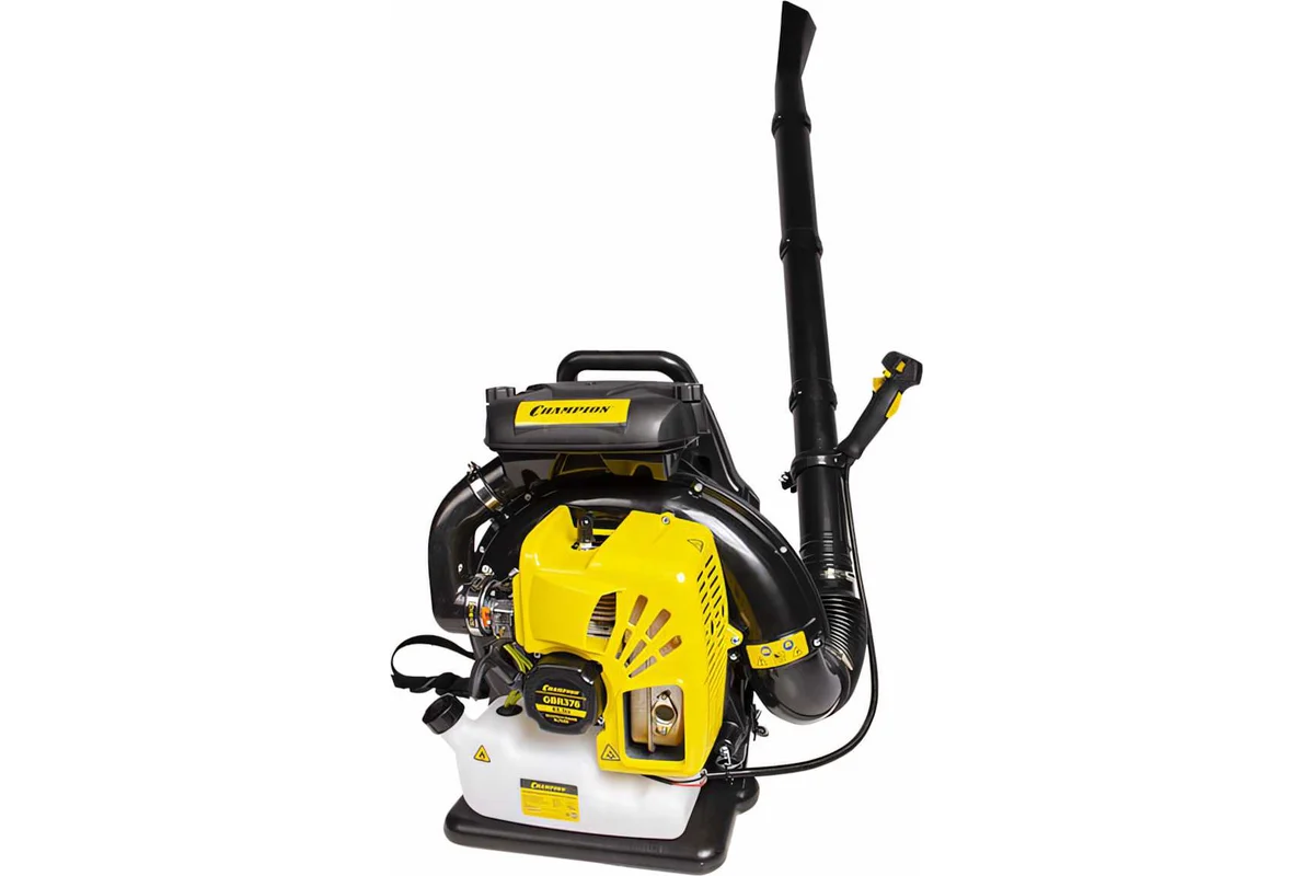 Воздуходувка бенз. ранц. CHAMPION GBR376, 2,7кВт, 63,3см3, 1440м3/ч, 10,5кг