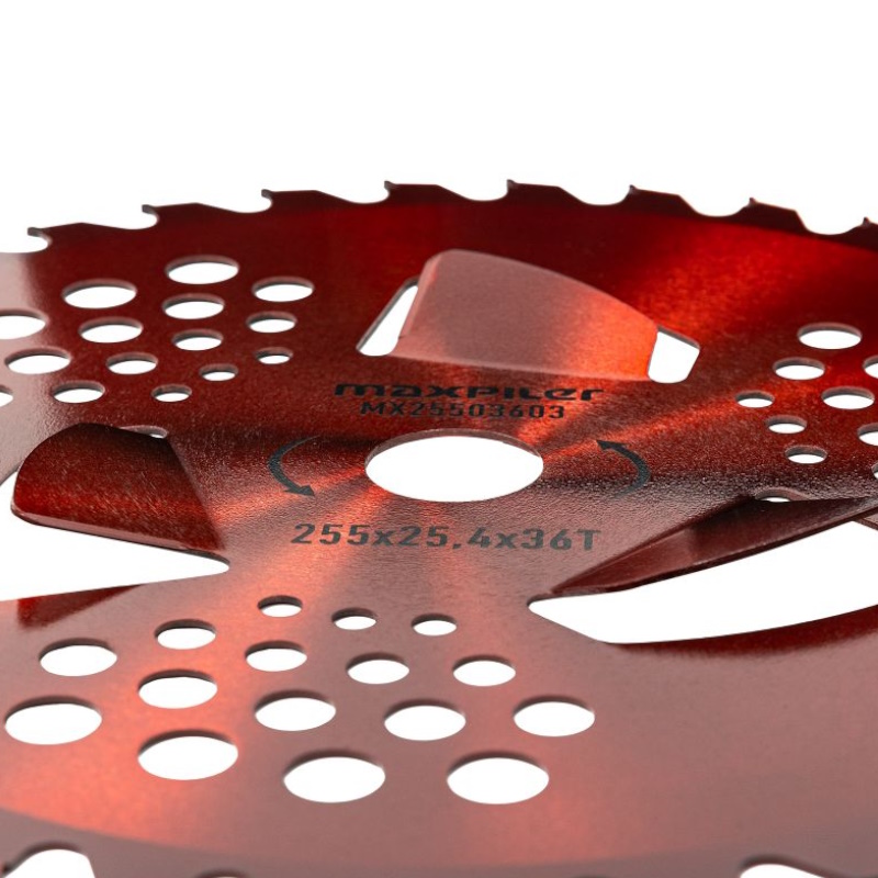 Диск для триммеров MAXPILER MX25503603 (твердосплавный, 36 зубов, 3 доп. лезвия против наматывания)