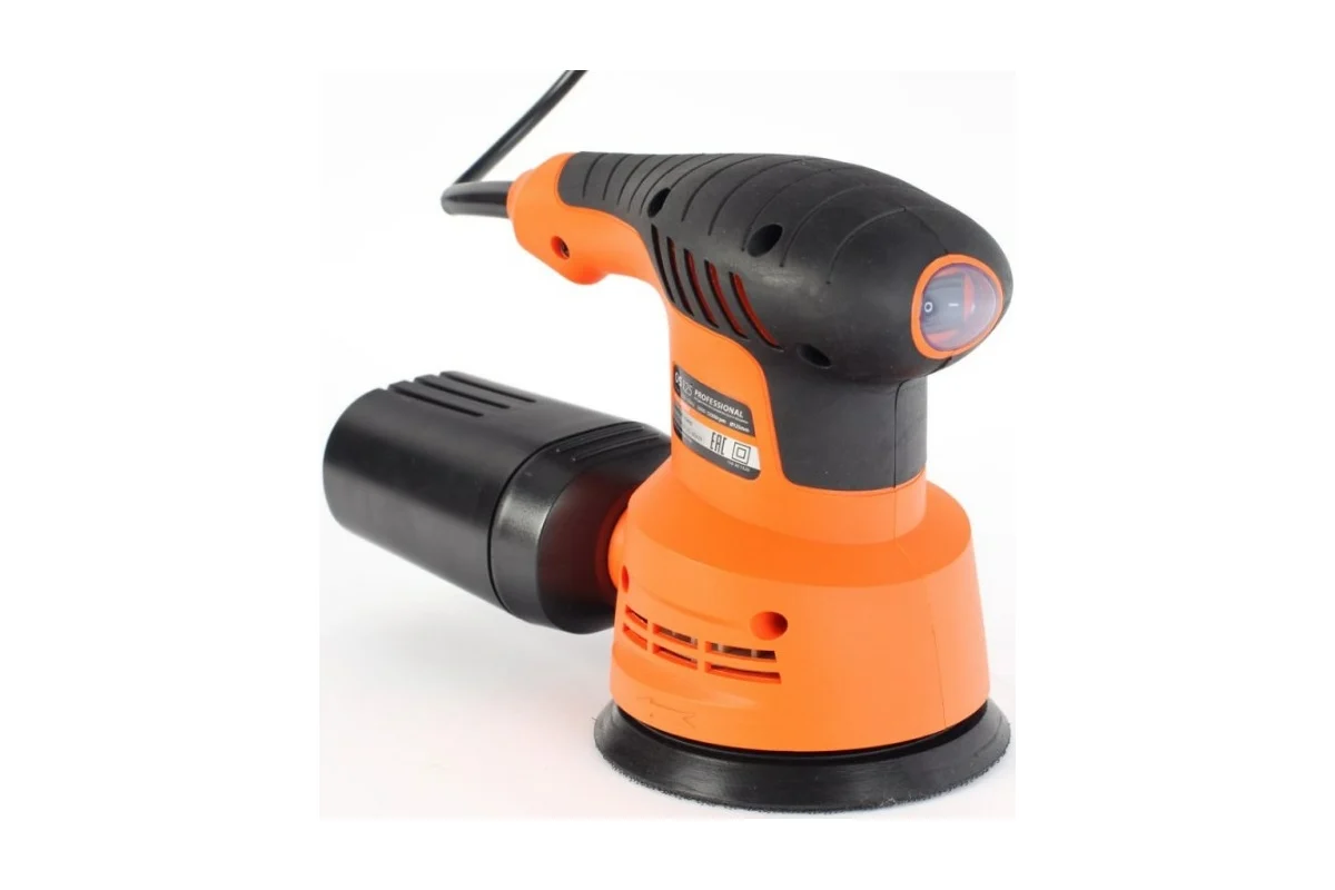 Машина эксцентриковая шлифовальная PATRIOT OS 125, мощность 270 вт, платформа 125 мм,  5000-12000 об