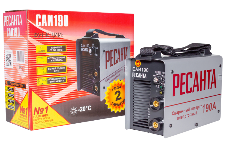 Сварочный аппарат инверторный САИ 190 Ресанта