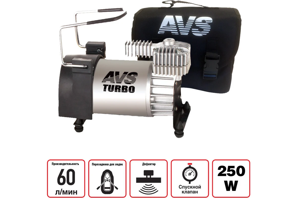 Компрессор автомобильный AVS KS600