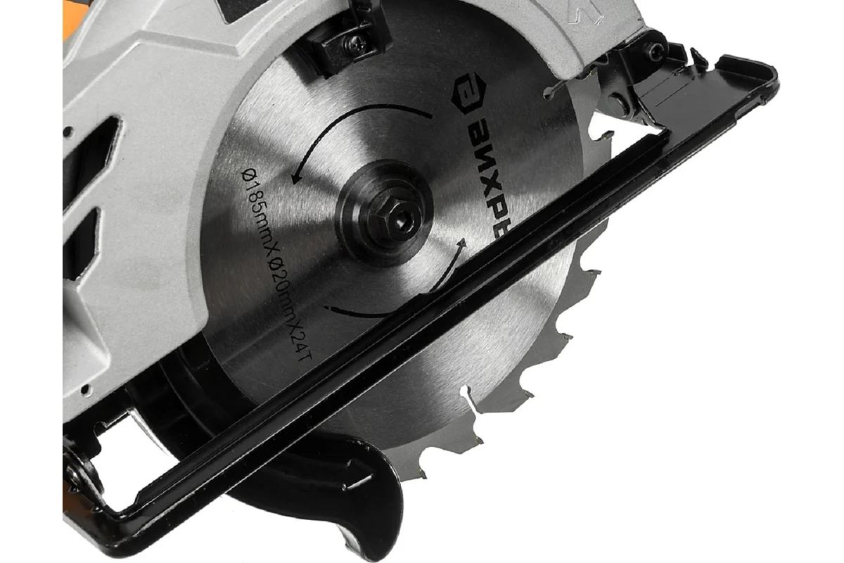 ВИХРЬ ДП-185/1600  Пила диск., 1,6 кВт, 4500 об/мин, диск 185х20 мм, гл. пропила 65 мм, 4,5 кг