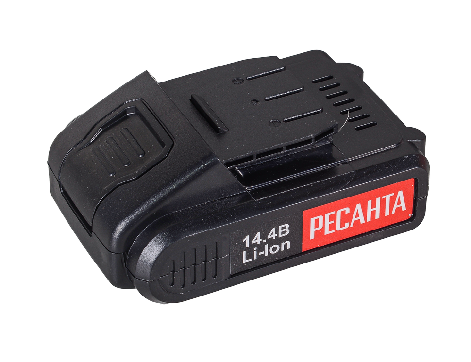 Дрель-шуруповерт аккумуляторная ДА-14-2ЛК Ресанта, 14.4В 2х2,0 Ач Li-ion, 50Нм, БЗП