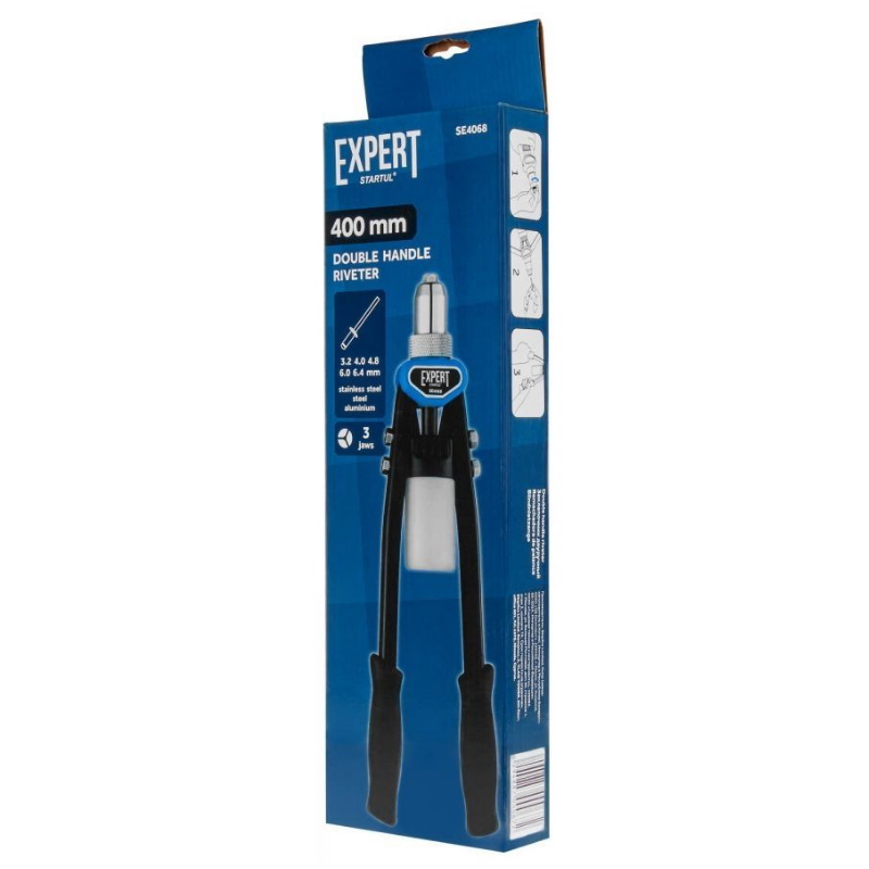 Заклепочник силовой двуручный 3,2-6,4мм  EXPERT STARTUL (SE4068)