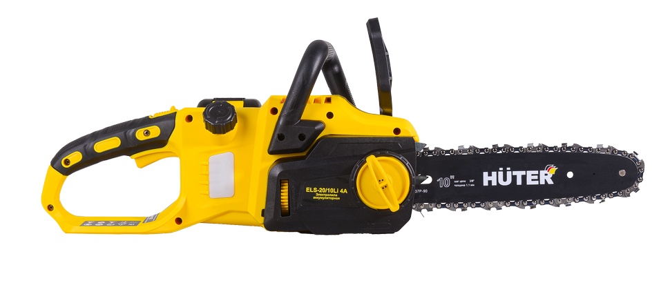 Электропила аккумуляторная ELS-20/10Li 4A Huter (с АКБ 4А*ч и ЗУ в комплекте)