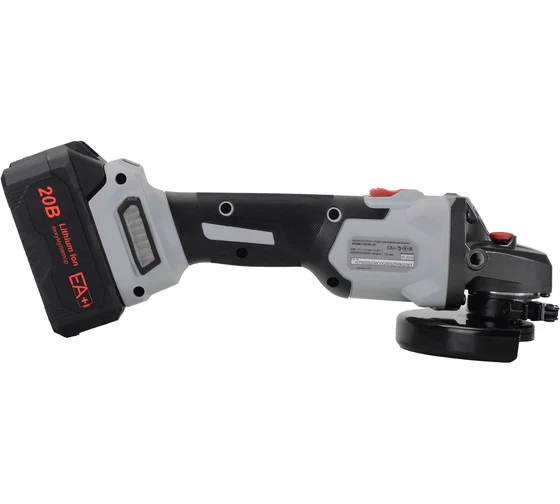 УШМ аккумуляторная АУШМ-125/20Li-R 1 АКБ и ЗУ 20 В, 4 Ач, плавный пуск,10 000 об/мин, Ø125 //Ресанта