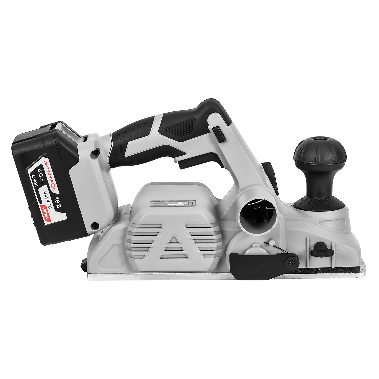 РА-82/18В ИНТЕРСКОЛ бесщеточный аккум. рубанок Li-ion АПИ (картон, без аккум. и ЗУ)