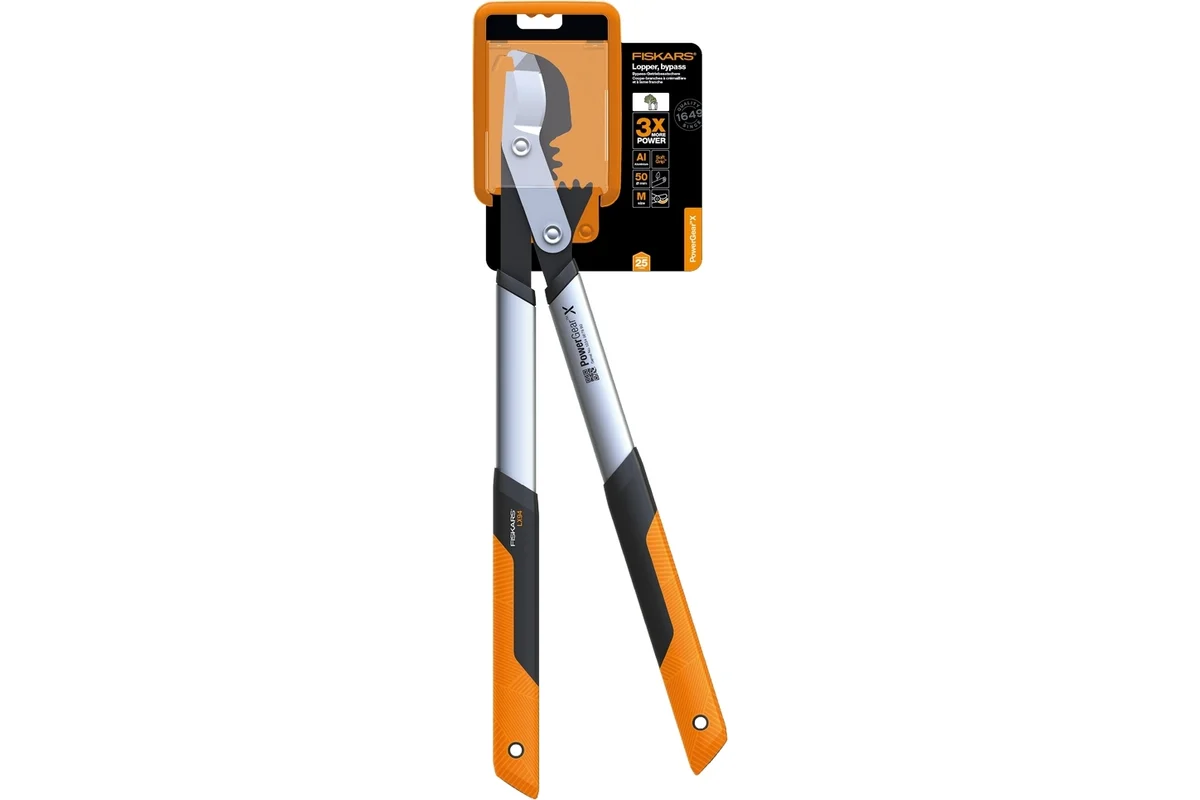 Сучкорез плоскостной LX94 FISKARS PowerGear X средний