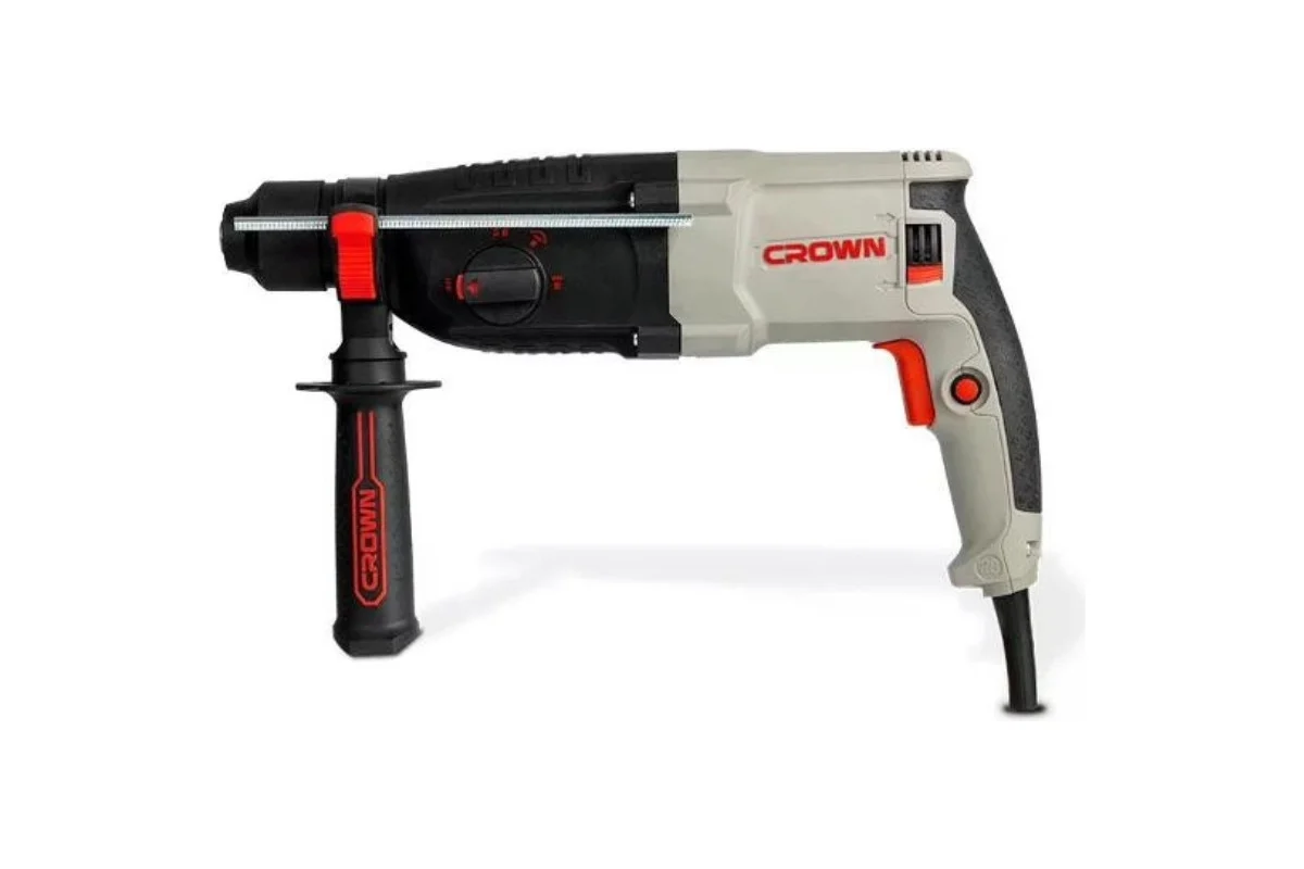Перфоратор CROWN CT18183 BMC, 900Вт,SDS+,3,2 Дж удар, 0-1150об/мин, 5100уд/мин, кейс