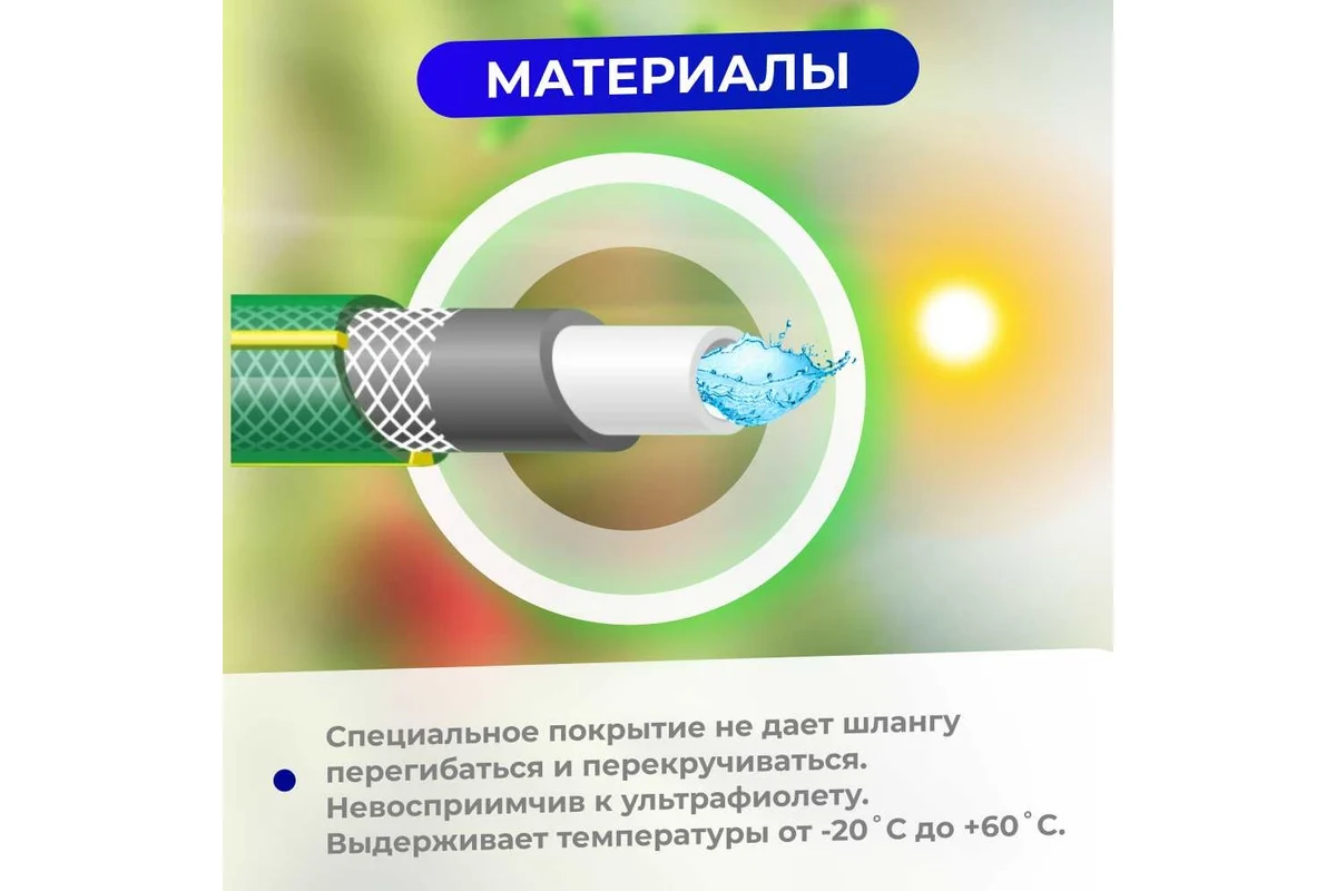 Шланг поливочный 1" 25м STARTUL GARDEN SOFT TOUCH (ST6040-1-25)