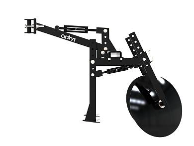 Комплект для прополки и окучивания GS-121 (с плоскорезами) для минитрактора СКАУТ