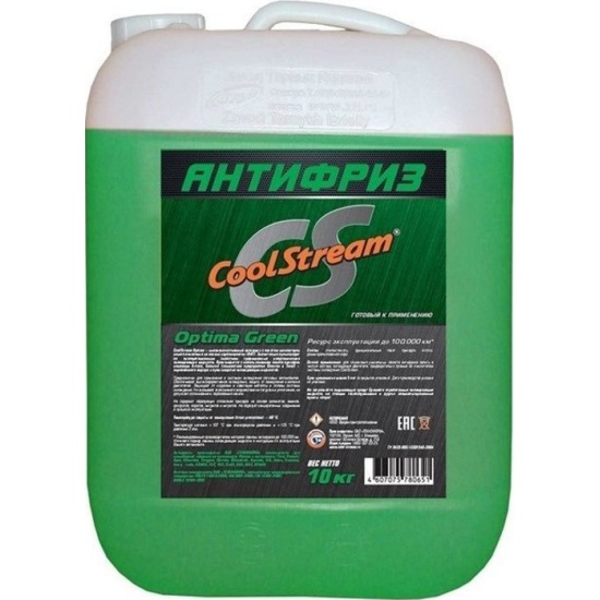 Антифриз CoolStream Optima (зеленый) 10л