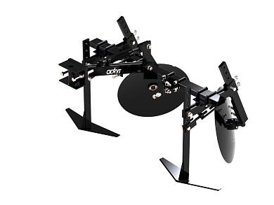 Комплект для прополки и окучивания GS-121 (с плоскорезами) для минитрактора СКАУТ