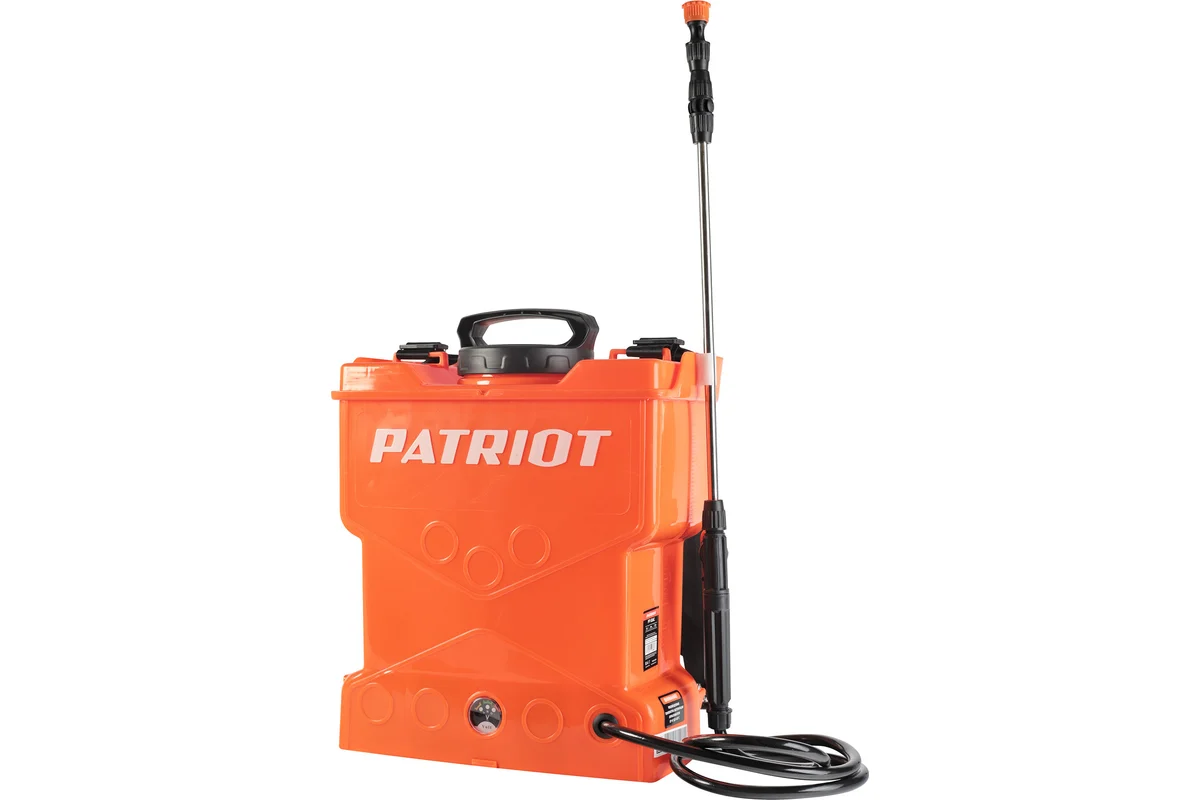 Распылитель ранцевый аккумуляторный PATRIOT PT-12AC, свинцово-кислотный; 8 Ач, 12 л.