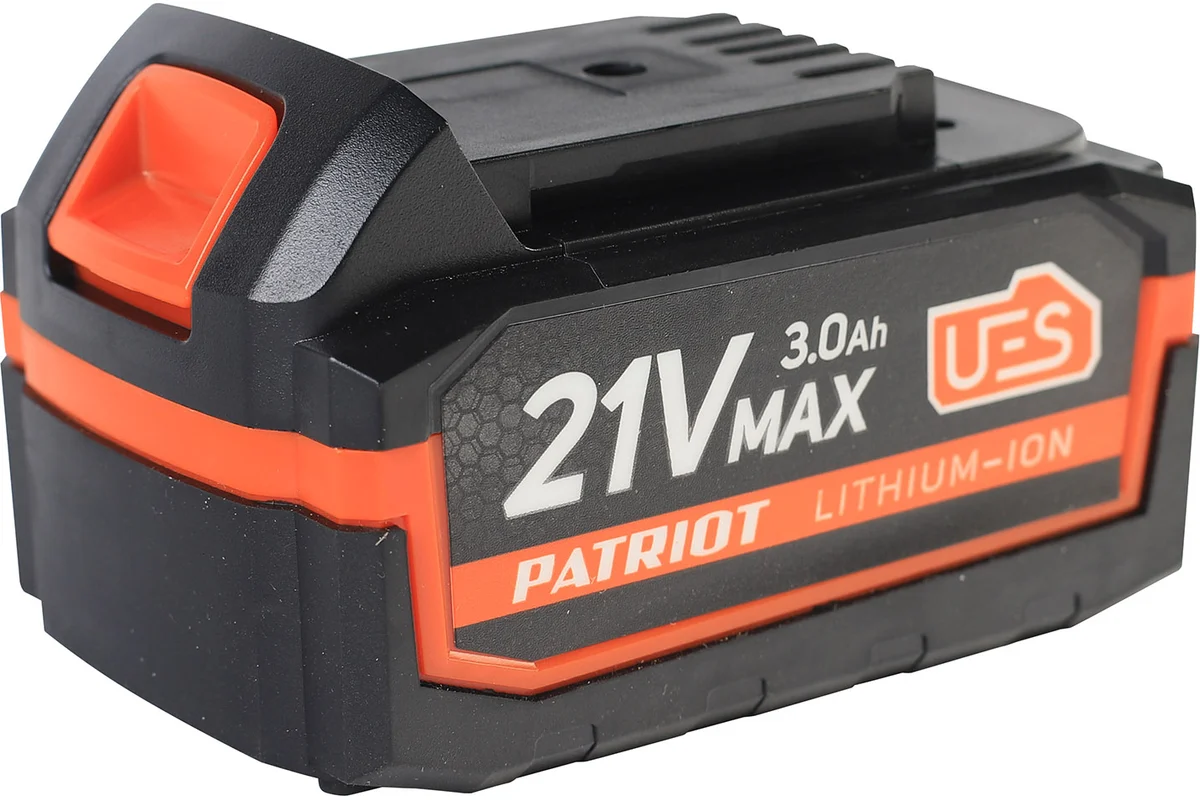 Батарея аккумуляторная PATRIOT PB BR 21V(Max) Li-ion 3,0Ah UES тонкая зарядка (5,5 мм)