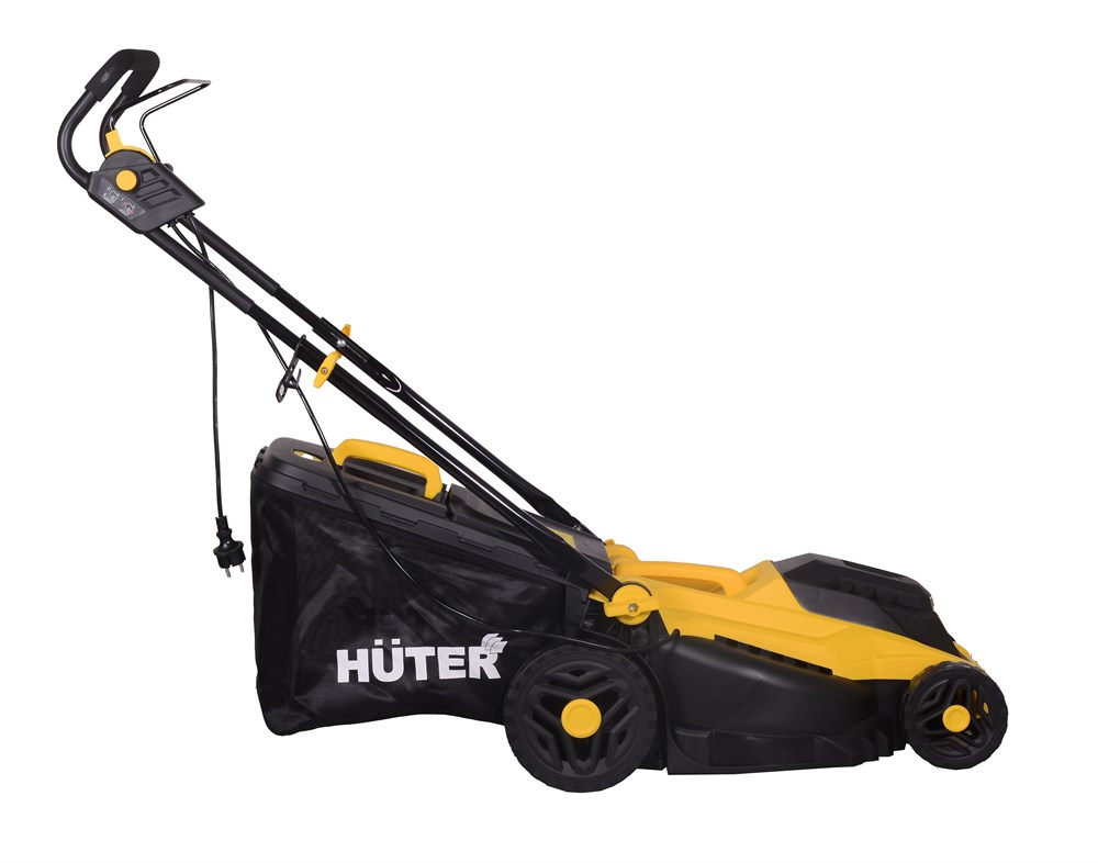 Эл.газонокосилка HUTER ELM-1800P, 1,8 кВт, ширина кошения 42 см, высота кош. 28-50 мм, травосб.45л.