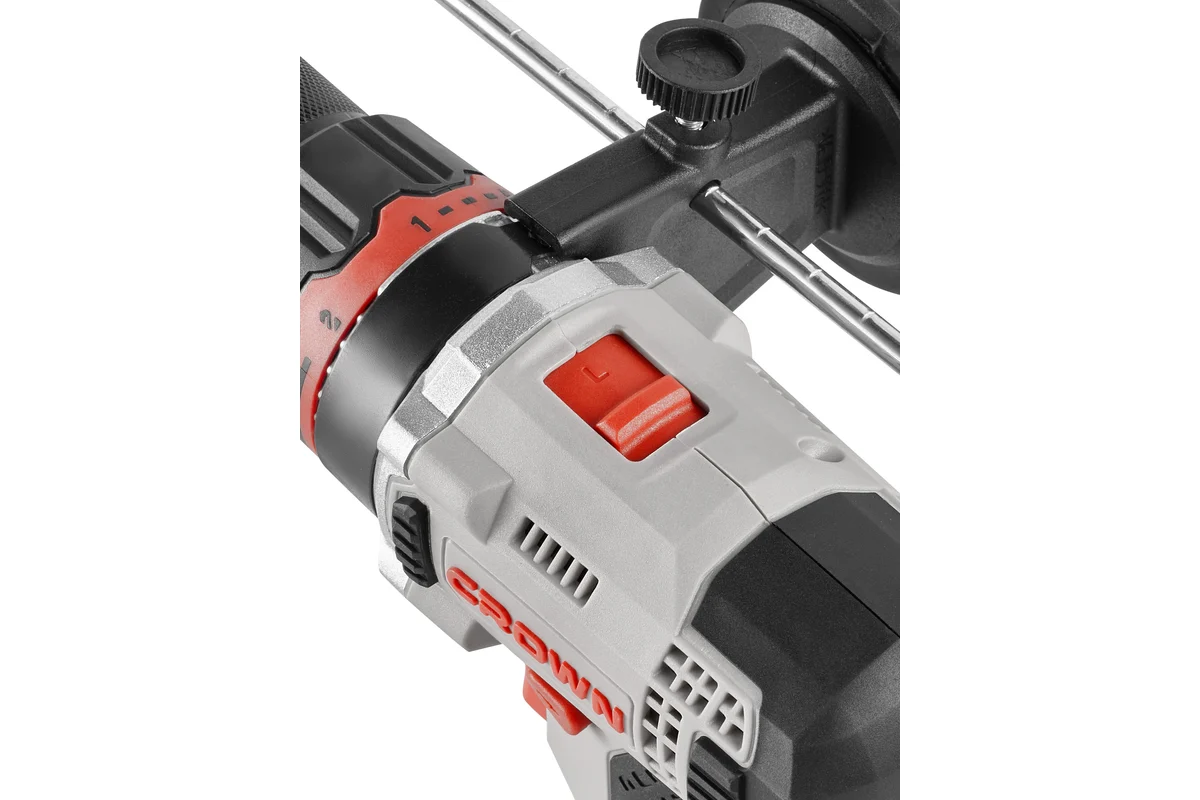 Аккумуляторный шуруповерт CROWN CT21076HMX-4 BMC, 20В, 2х4АчLi, БЗП 13мм,60/40Нм, 1,56кг