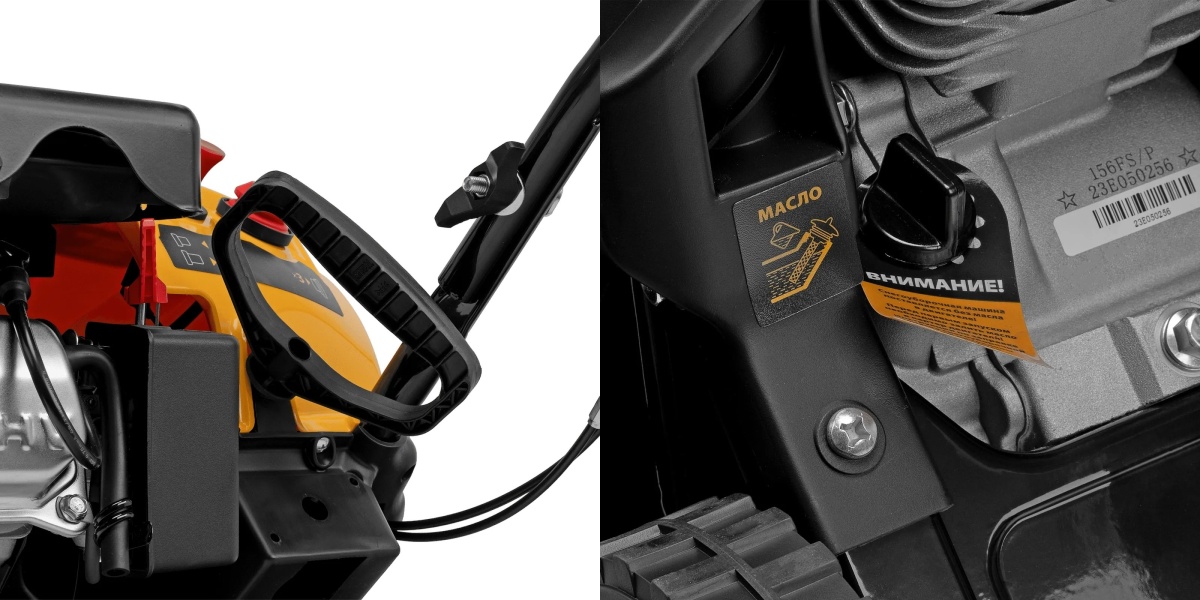 Бензиновая снегоуборочная машина SB 460, 99cc, ручной старт// Denzel