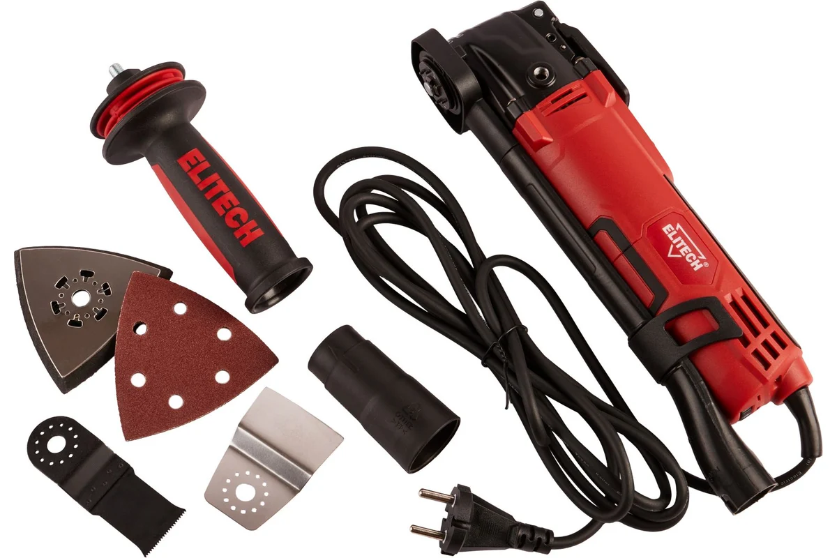 ELITECH МИ 5005Э Инструмент м\функц, 500Вт, 8000-16000кол\м, 1.65кг, чем, OQIS\OIS, аксессуары