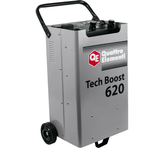 Пуско-зарядное устройство QUATTRO ELEMENTI Tech Boost 620 ( 12 / 24 Вольт, заряд до 90А, пуск до 590