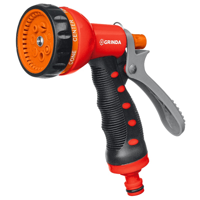 Пластиковый поливочный пистолет GRINDA T-7 7 режимов 8-427185