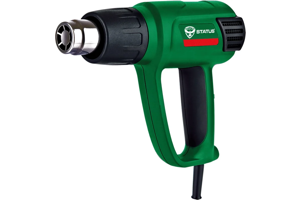 Фен STATUS HAG1 1800Вт, I/II-240/450 л/мин, 300/500С, н-р насадок, коробка, 0,85кг