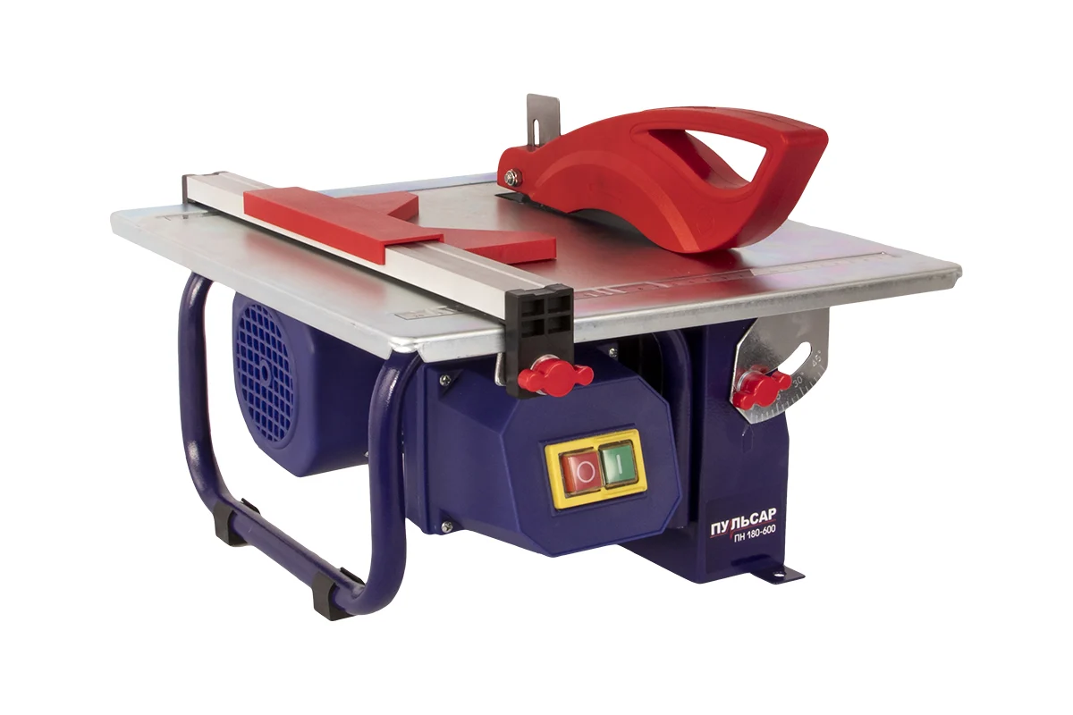 Эл. плиткорез ПУЛЬСАР ПН 180-600 600Вт, 180х22,2мм стол 330-360мм,проп 34мм,7,5кг