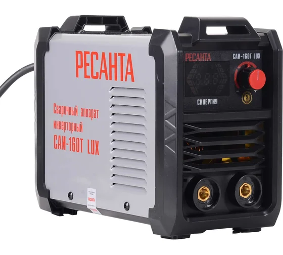 РЕСАНТА Сварочный аппарат инверторный САИ-160Т LUX, 220В, ArcForce,Antistick,HOT START