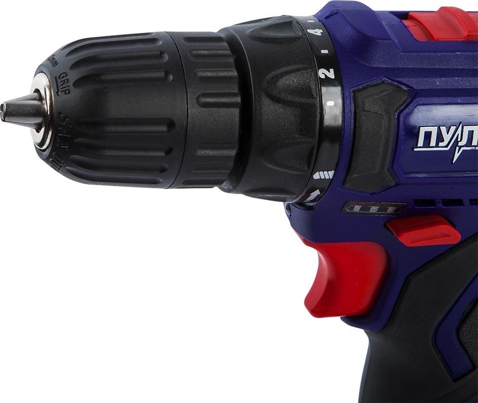 Дрель аккумуляторная ПУЛЬСАР ДА 12-2 (12В, 25Hm, Li-on, 1,3Ah, 1акк,1,3 кг,коробка)