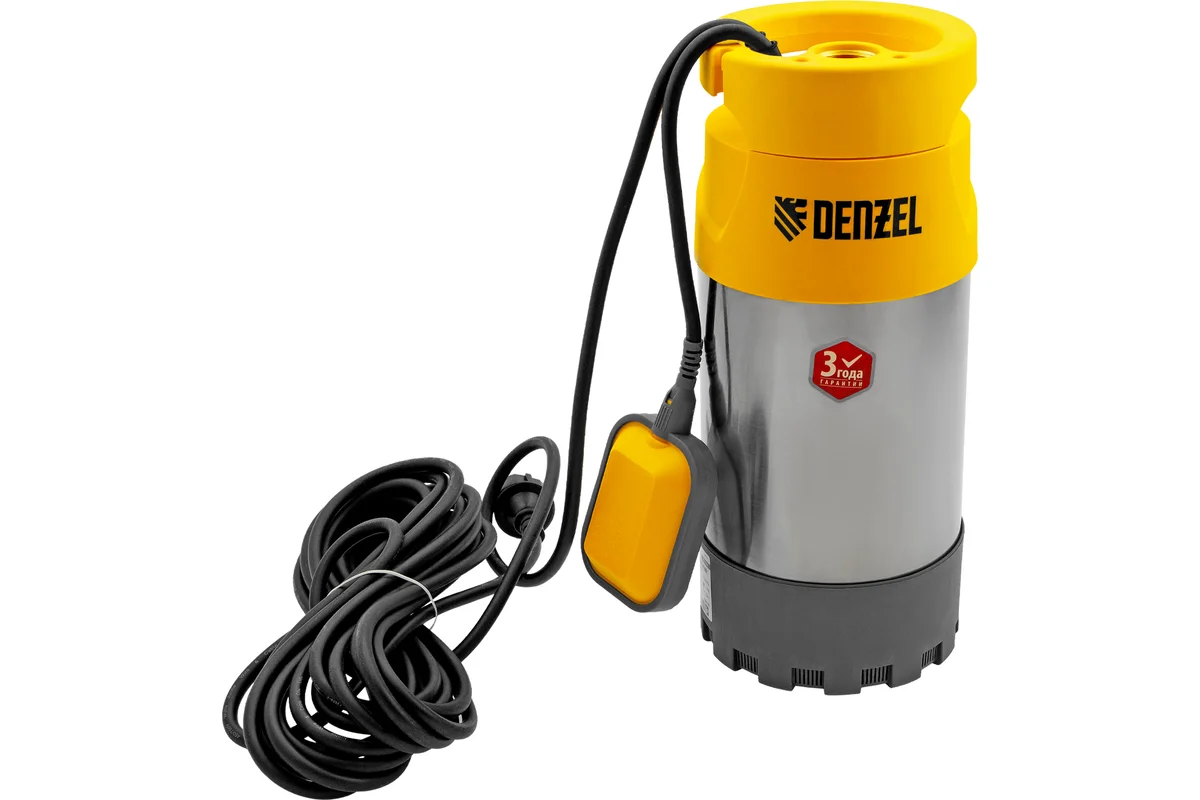 Погружной насос высокого давления PH1100, 1100Вт, подъем 40м, 5500 л/ч// Denzel