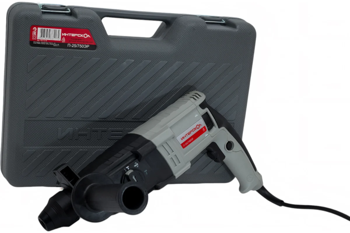 П-25/750ЭР перфоратор SDS plus (кейс)