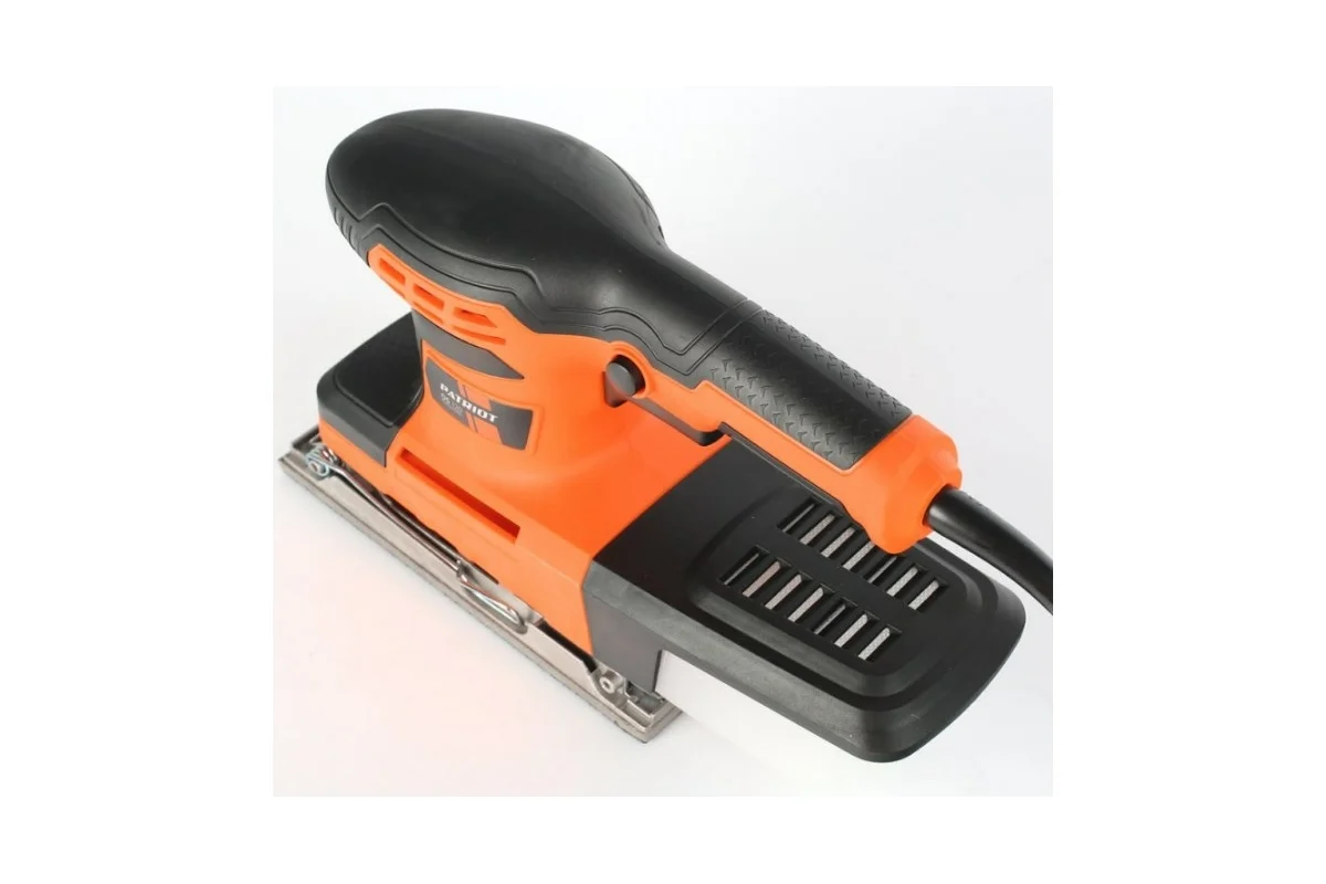 Машина плоскошлифовальная (ПШМ) PATRIOT OS 120, мощность 260 Вт, частота колебаний платформы 12 000 