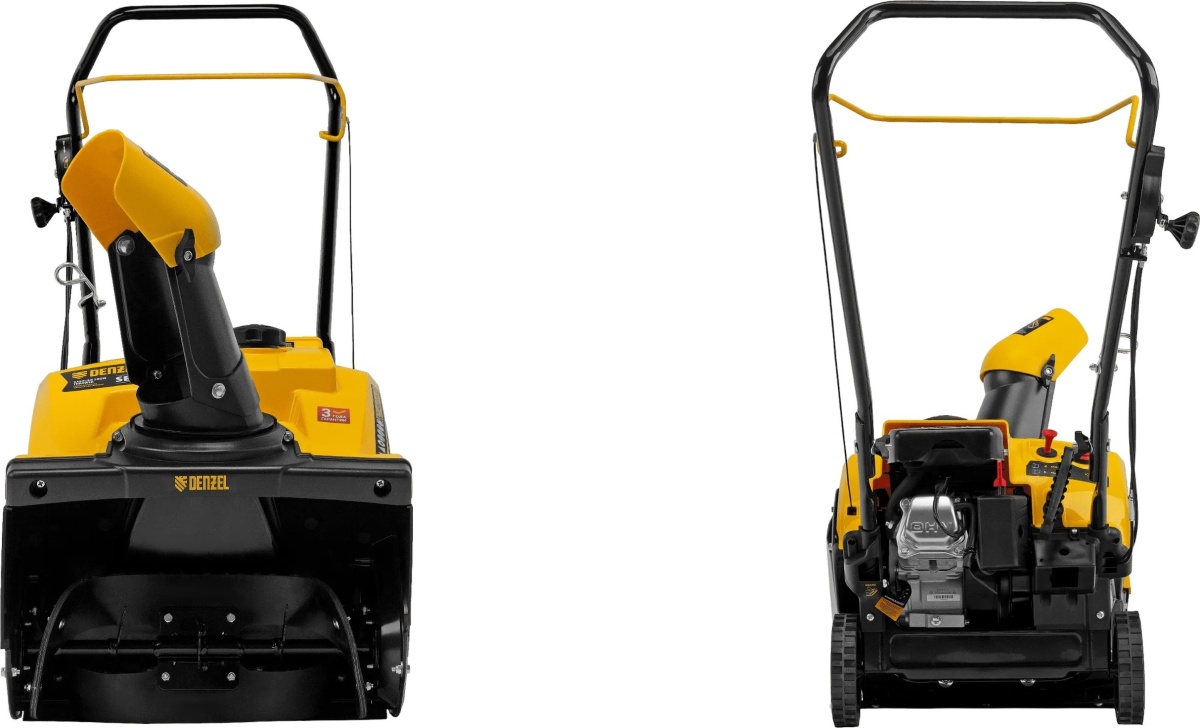 Бензиновая снегоуборочная машина SB 460, 99cc, ручной старт// Denzel