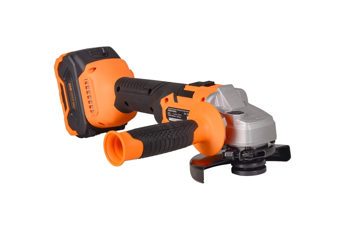 Углошлифовальная машина аккумуляторная АУШМ-125/20Li (в комплекте 1 АКБ и ЗУ) ЕА+ в кейсе Вихрь