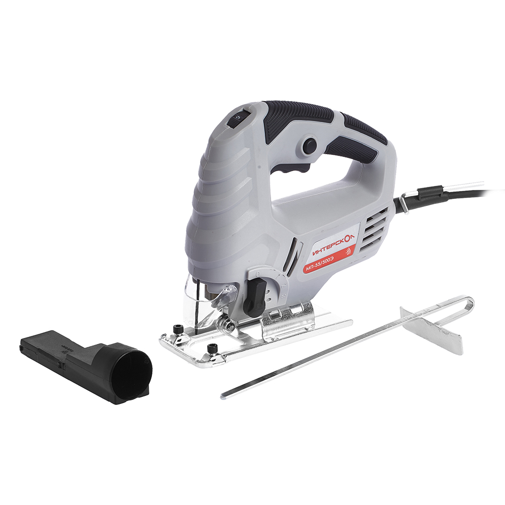 МП 55/500Э ИНТЕРСКОЛ Эл.лобзик 500Вт, пропил дер.55мм,0-3000 ход.в минуту