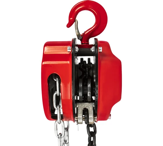 Таль ручная цепная шестеренная QUATTRO ELEMENTI 05T3M (грузоподъемность 500 кг, длина цепи 3 м)