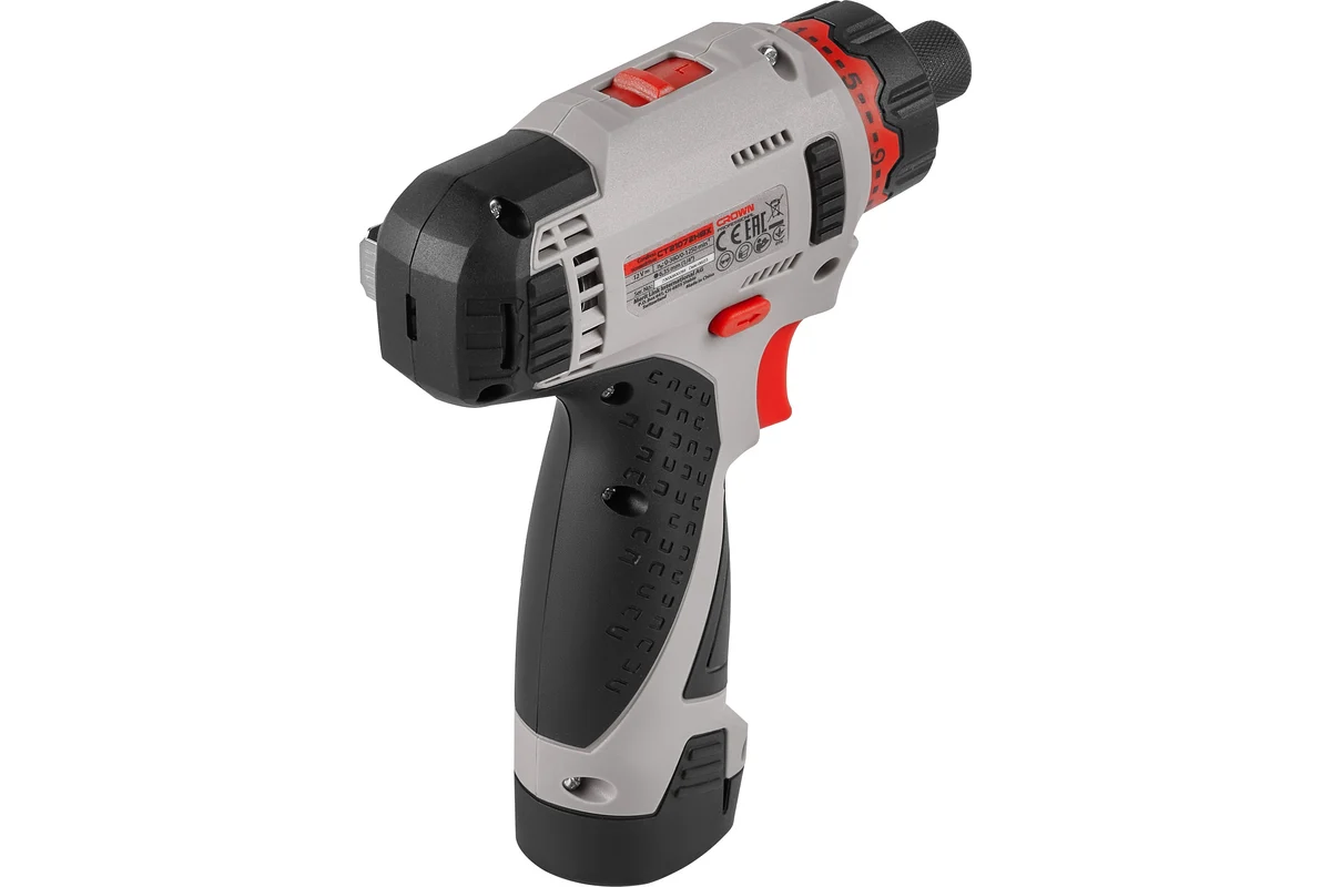 Аккумуляторный шуруповерт CROWN CT21072HBX-2 BMC