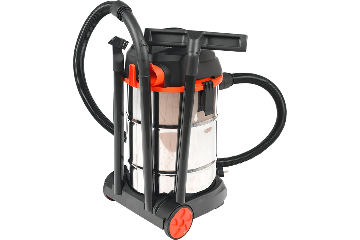 Пылесос промышленный PATRIOT VC 330, нержавеющий бак, HEPA-фильтр, розетка