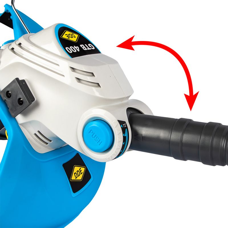 Триммер аккумуляторный DDE BlueTech GTB 400 (ниж. двигатель, 3 регулировки, без ЗУ и АКБ