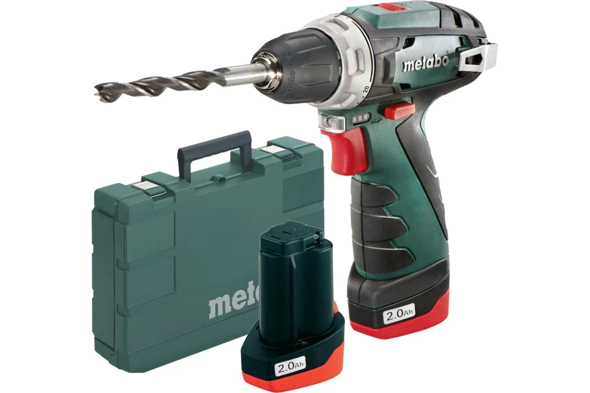 Аккум. дрель-шуруповерт Metabo PowerMaxx BS 12 2х2,0Ач