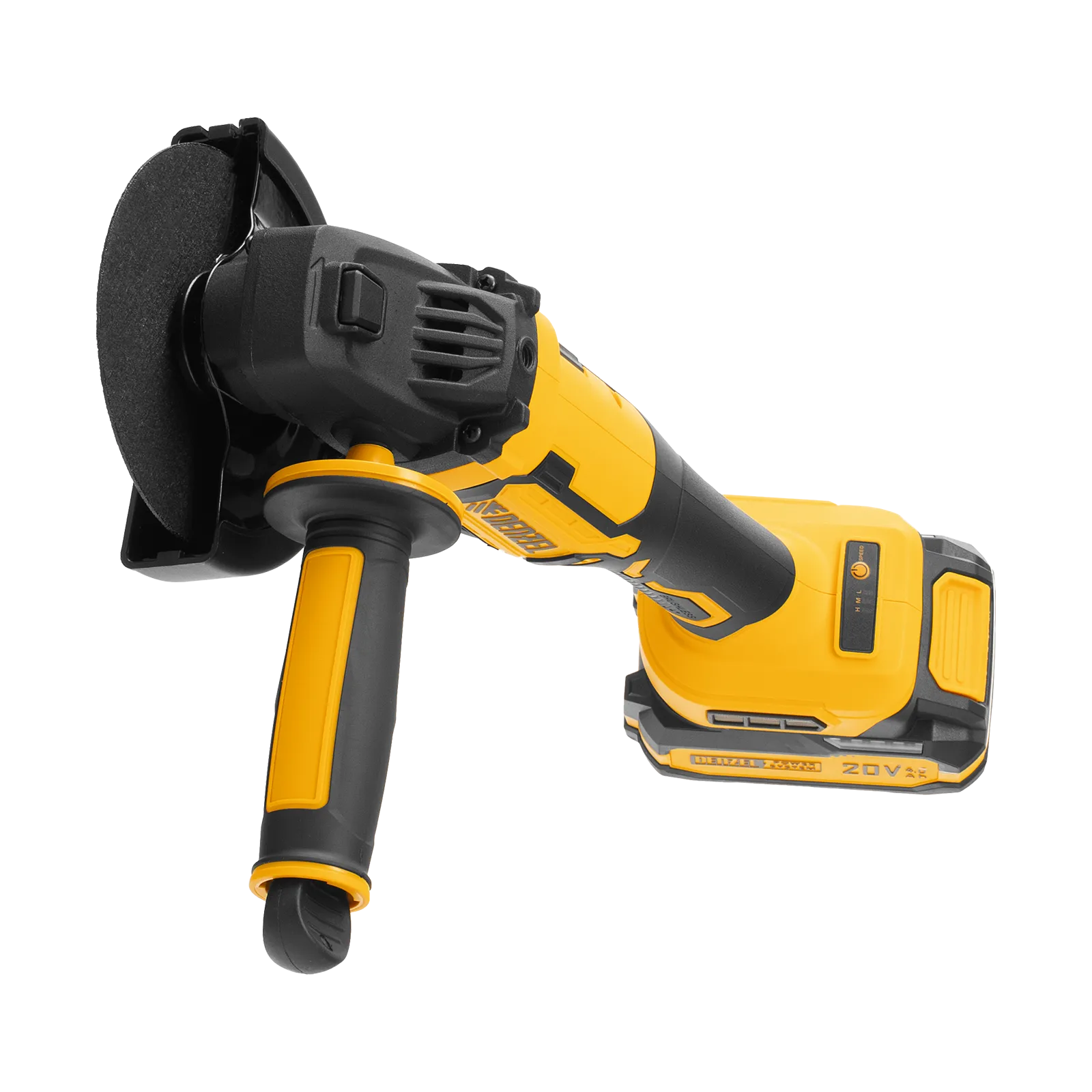 Машина шлифовальная угловая аккумуляторная бесщет. AGH-BL-20-125, Li-Ion, 20 В// Denzel