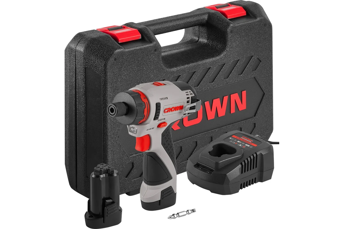 Аккумуляторный шуруповерт CROWN CT21072HBX-2 BMC